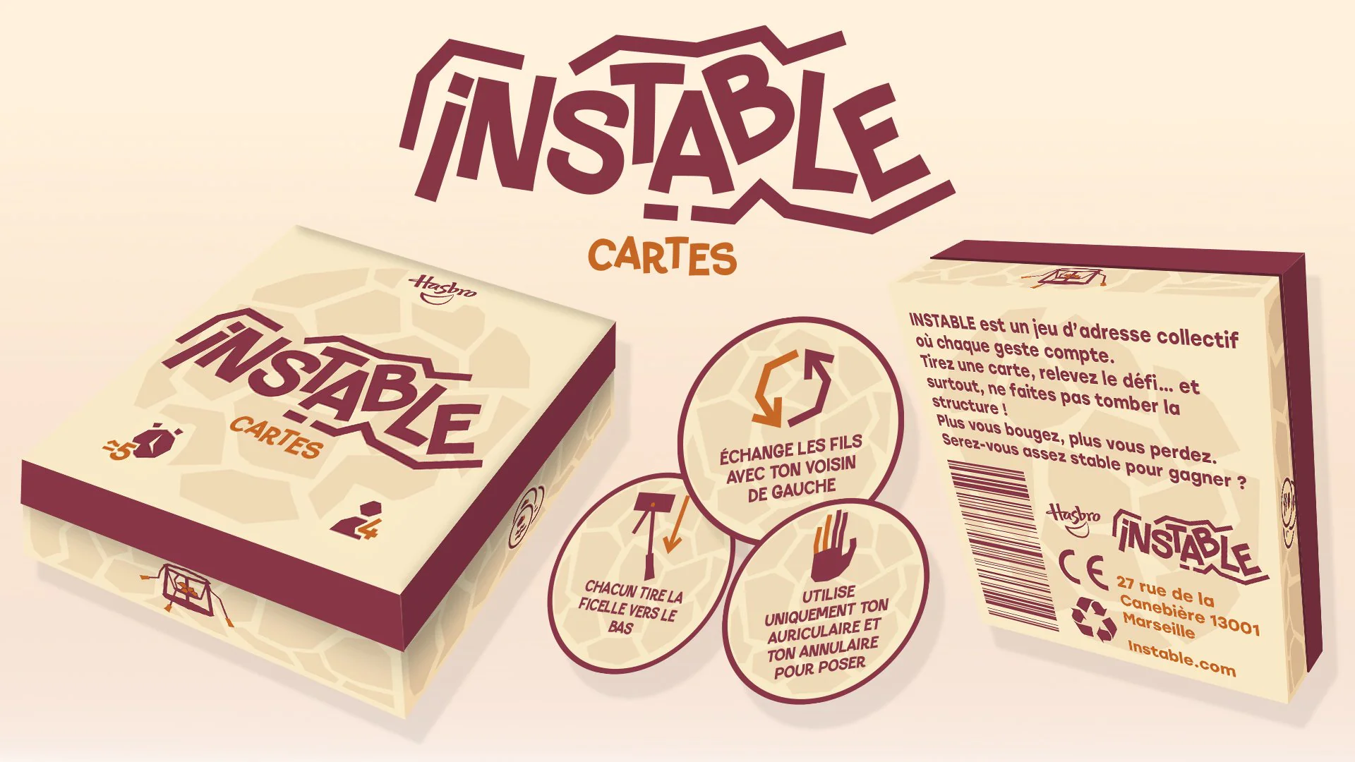 Instable box mockup in context